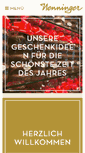 Mobile Screenshot of cafe-nenninger.de